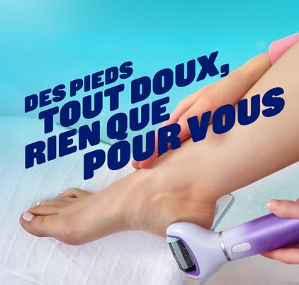 Guide Pour Râpe Électrique Scholl Pour Pieds 2 en 1: Exfoliante & Lissante