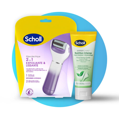 Routine en 2 étapes pour des pieds lisses et doux