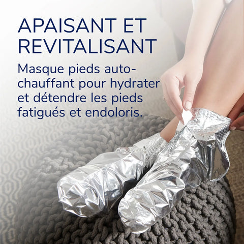Dr Scholl's Masque pieds apaisant et revitalisant pour pieds fatigués et douloureux