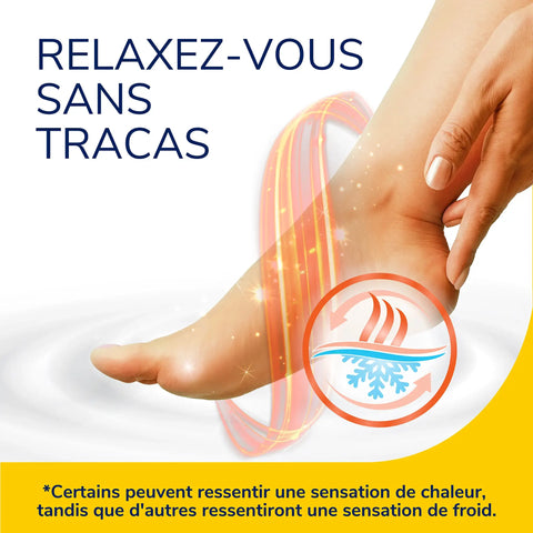 Dr Scholl's Masque pieds apaisant et revitalisant pour pieds fatigués et douloureux
