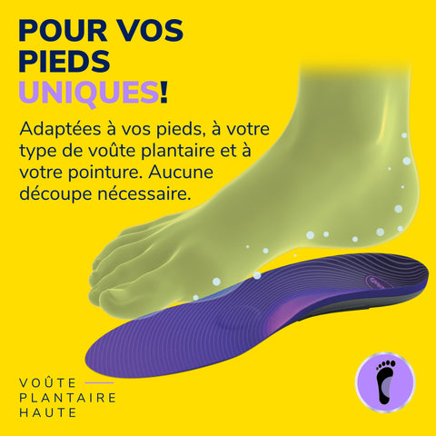 Semelles confort Custom Dr. Scholl's - Voûte Plantaire Haute