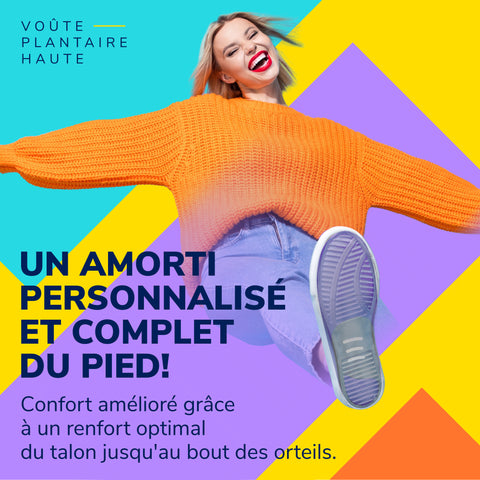 Semelles confort Custom Dr. Scholl's - Voûte Plantaire Haute