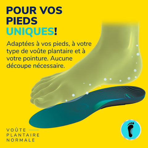 Semelles confort Custom Dr. Scholl's - Voûte Plantaire Normale