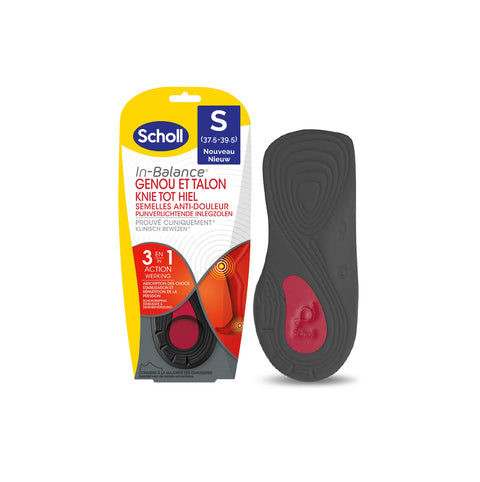 Semelle Scholl Expert Support Anti-Douleur Genou et Talon