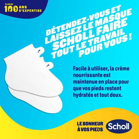 Masques pour pieds Nourrissants - Lot de 4 paires