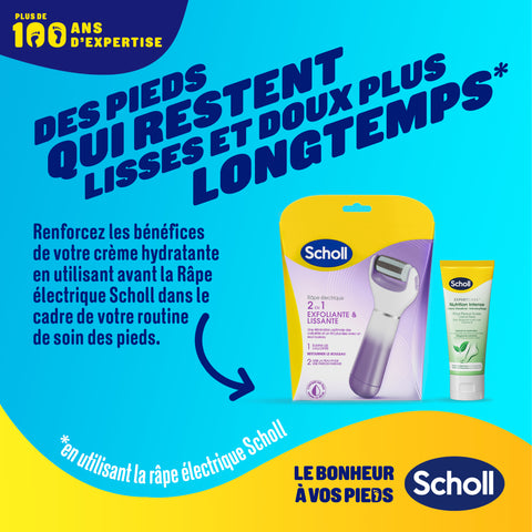 Scholl Crème Pieds Nutrition intense pour peaux dures, 75ml