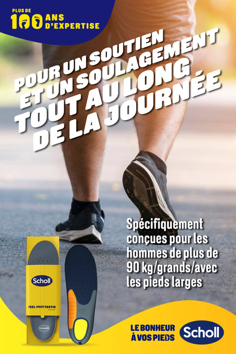 Scholl Semelles Extra Renforcées pour chaussures Hommes