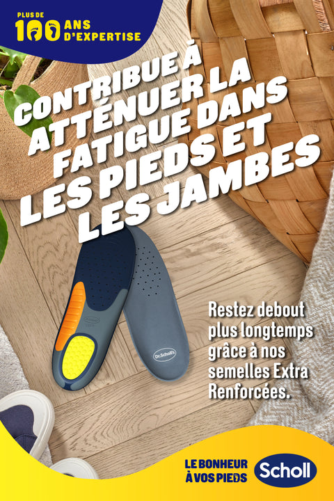 Scholl Semelles Extra Renforcées pour chaussures Hommes