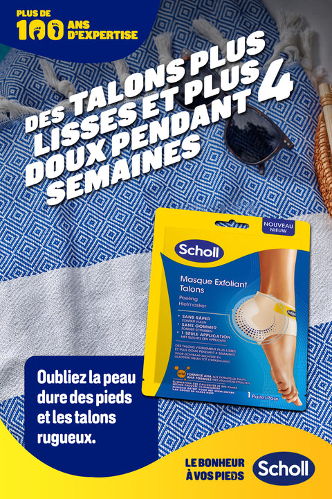 Masque Pieds Exfoliant Talon Scholl