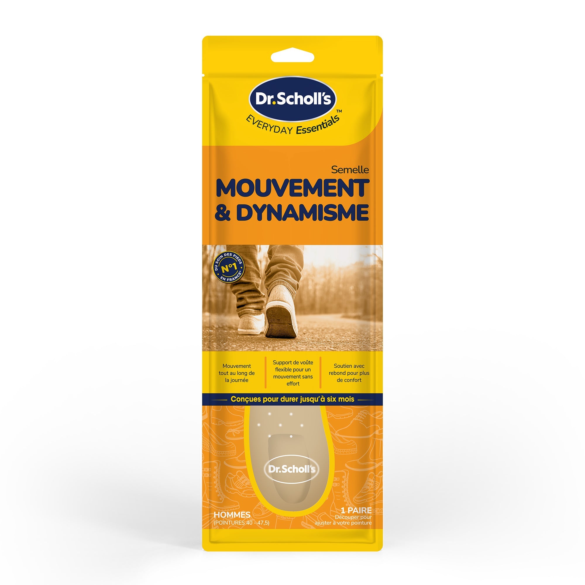 Semelle Mouvement & Dynamisme - du 40 au 47,5
