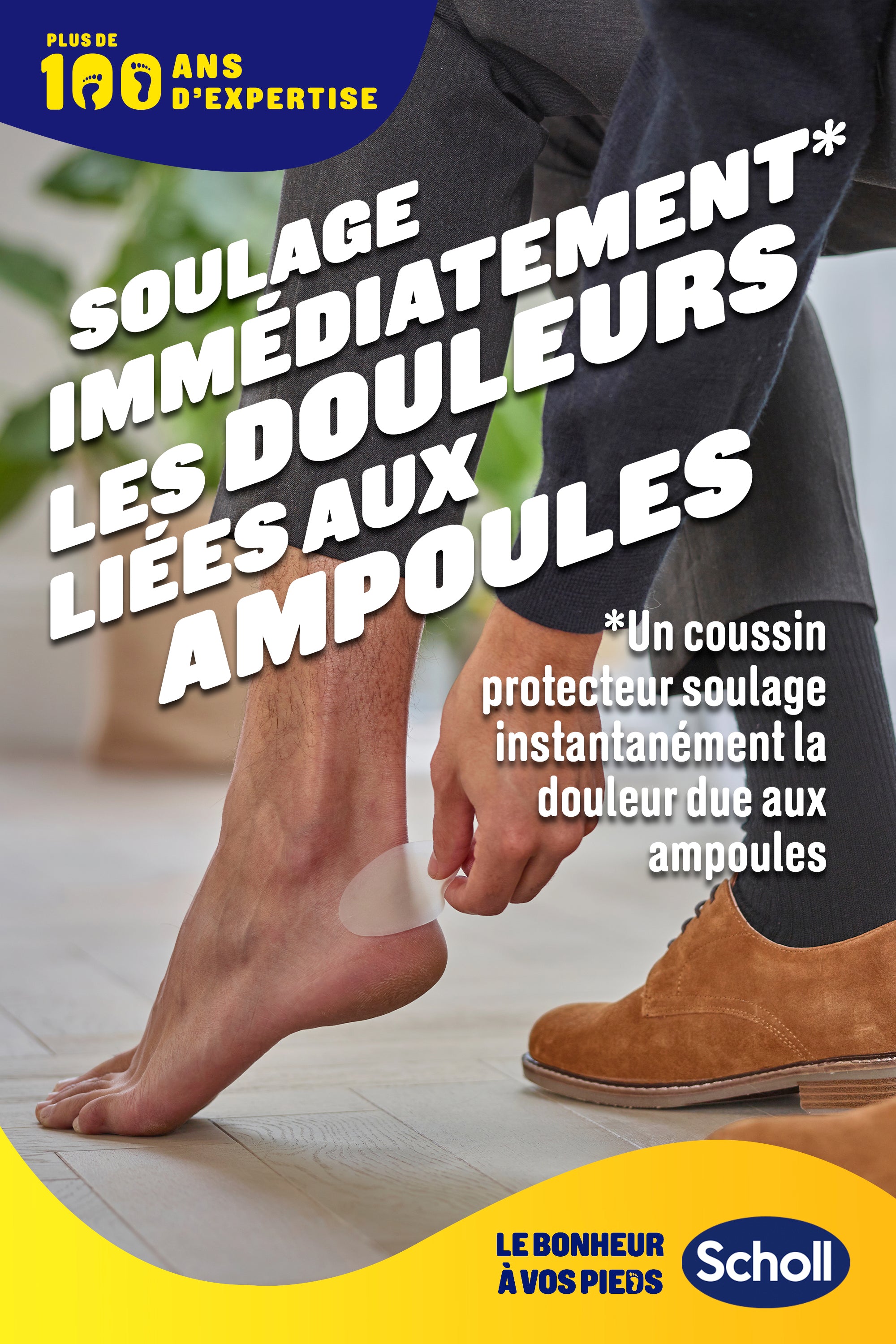 Pansements Ampoules Grand Format pour talon - 5 pansements