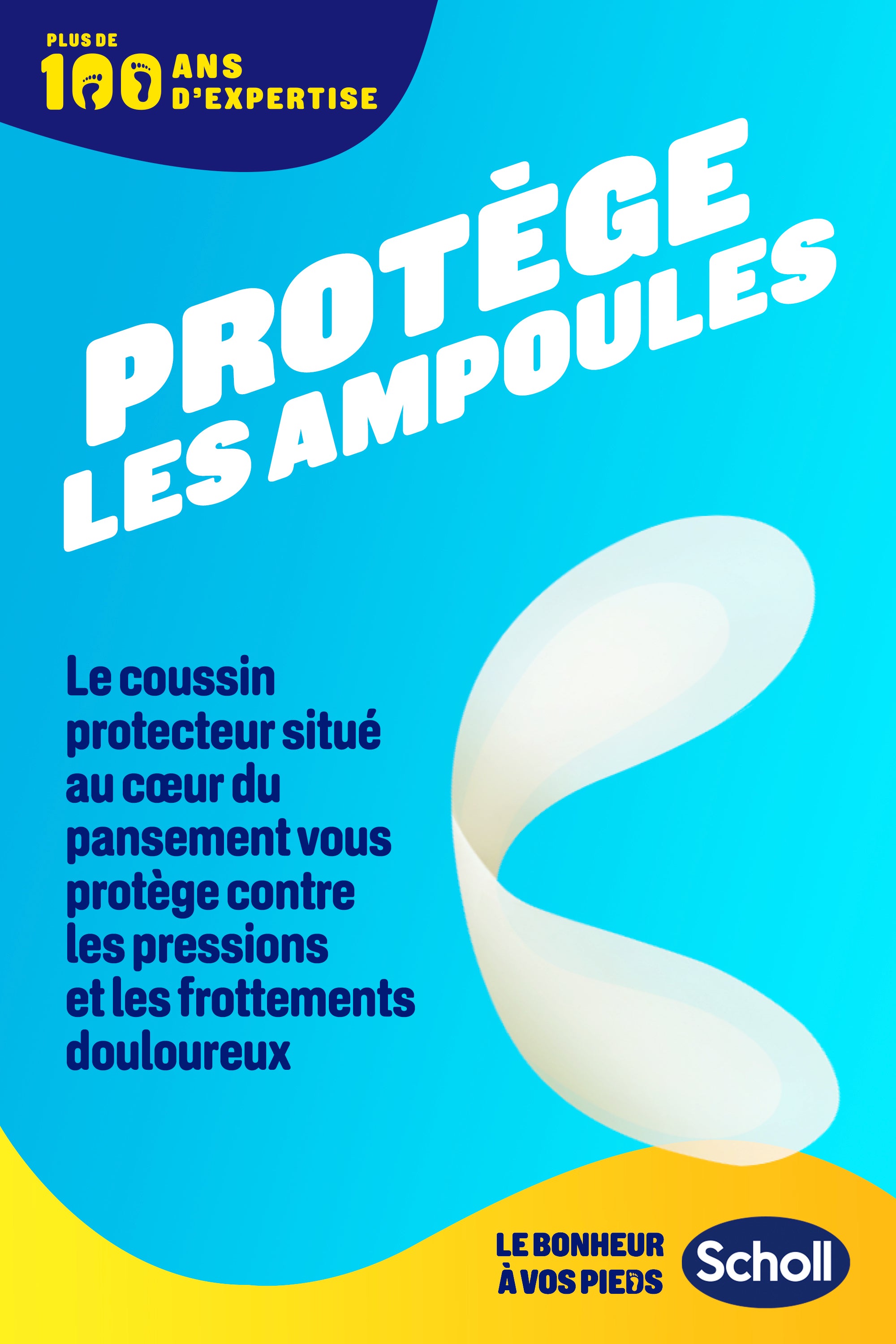 Pansements Ampoules Grand Format pour talon - 5 pansements