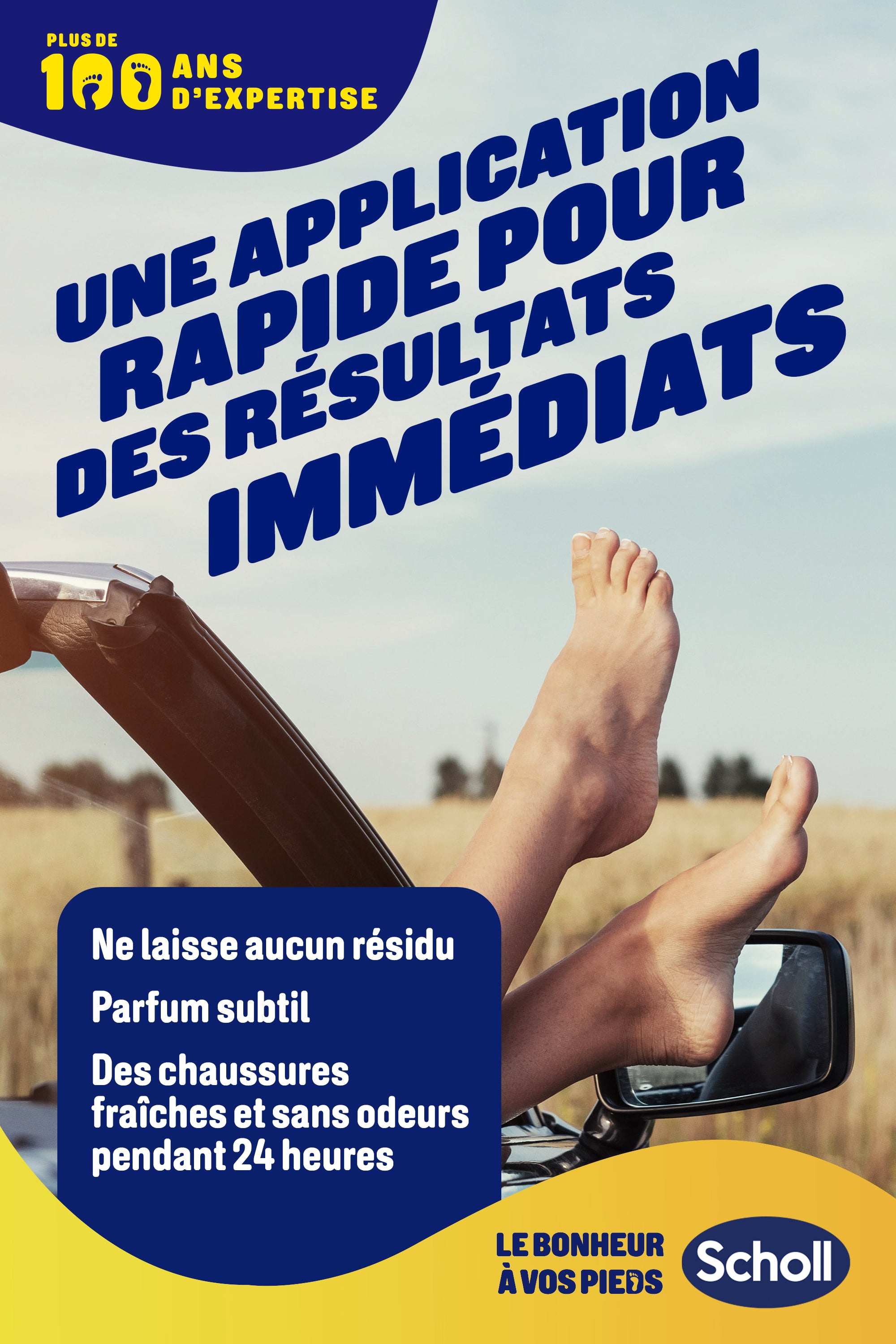 Déodorant spray Anti-Transpirant pied - Scholl Fresh Step