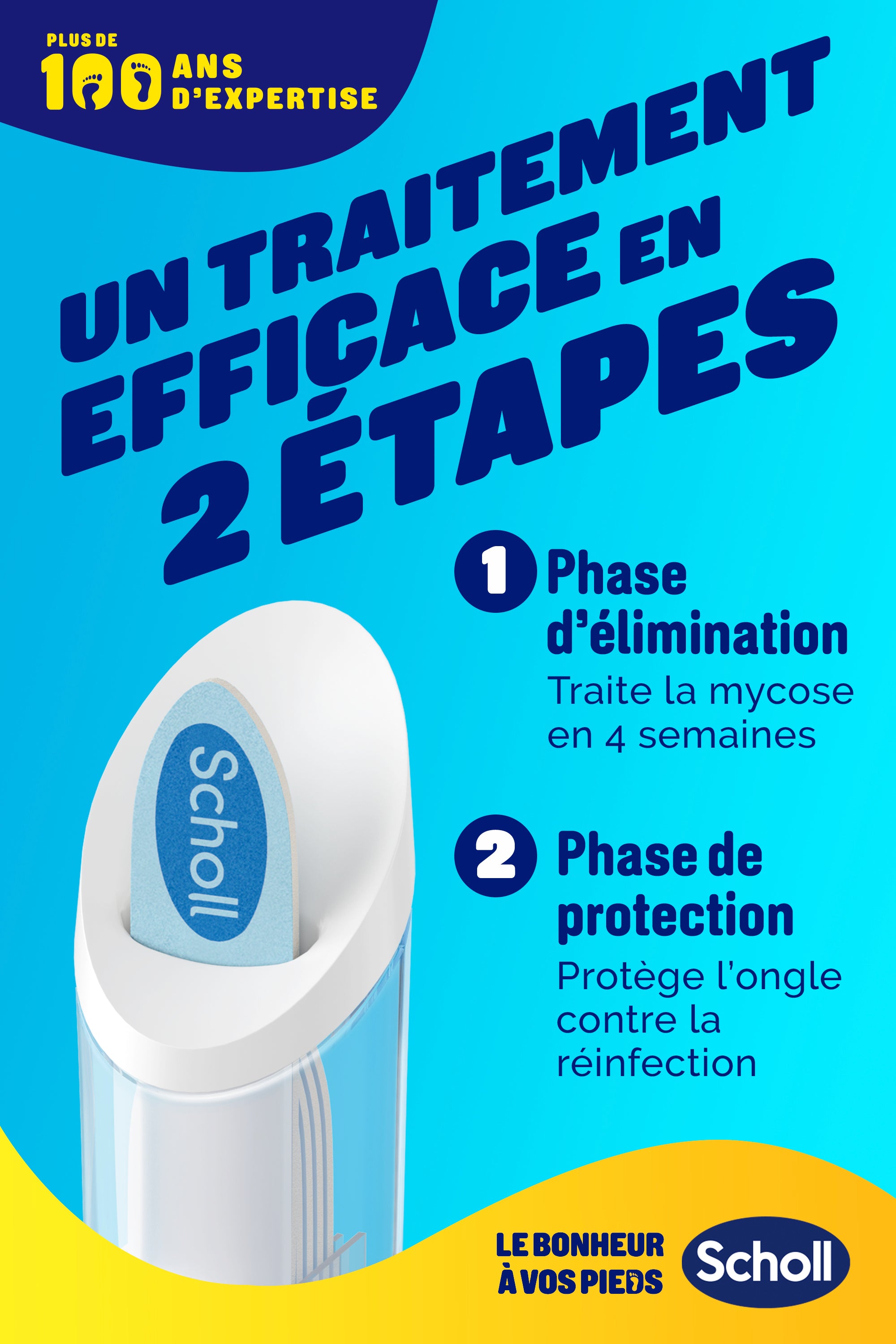 Scholl Solution 2 en 1 Mycose Des Ongles