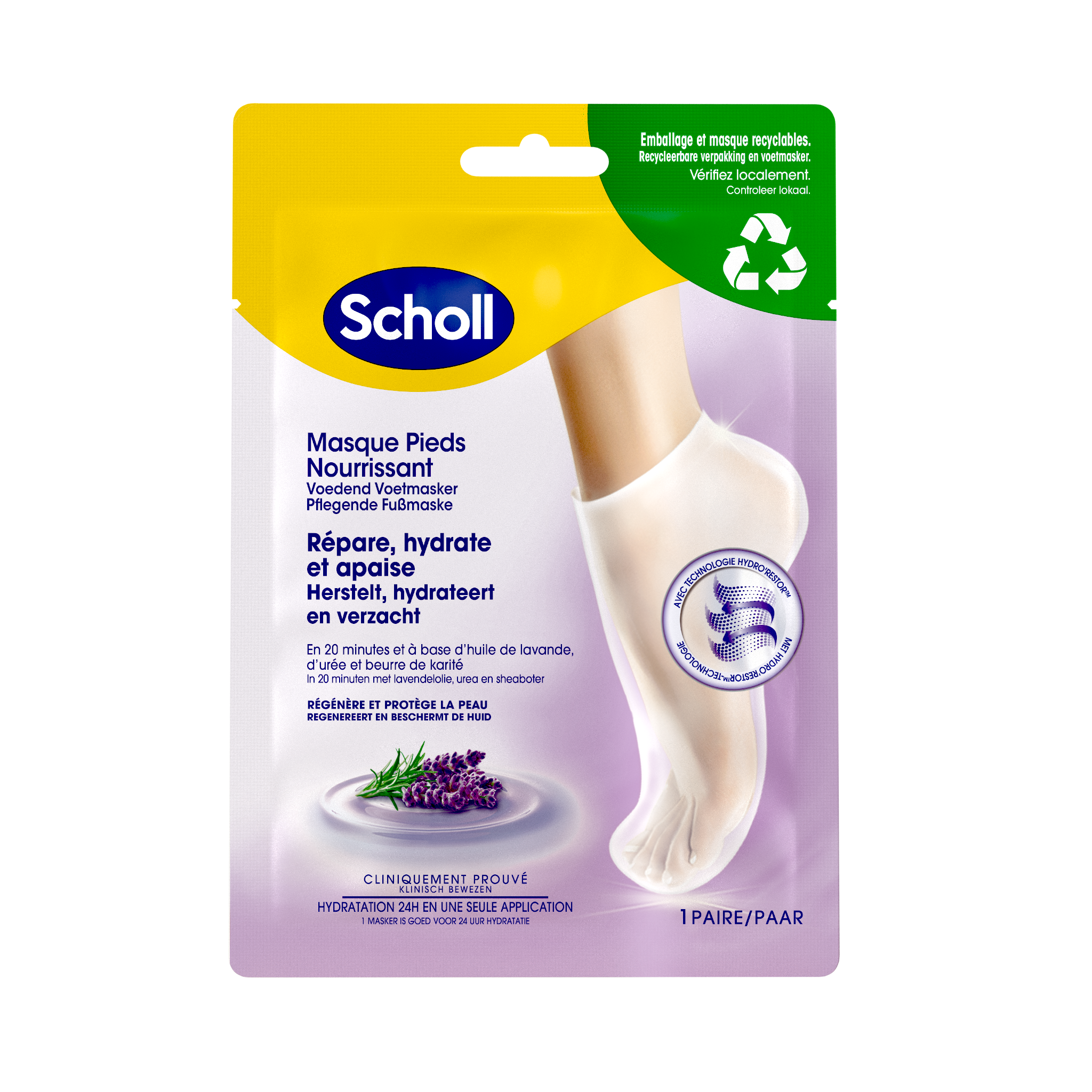 Scholl Masque Pieds Relaxant
