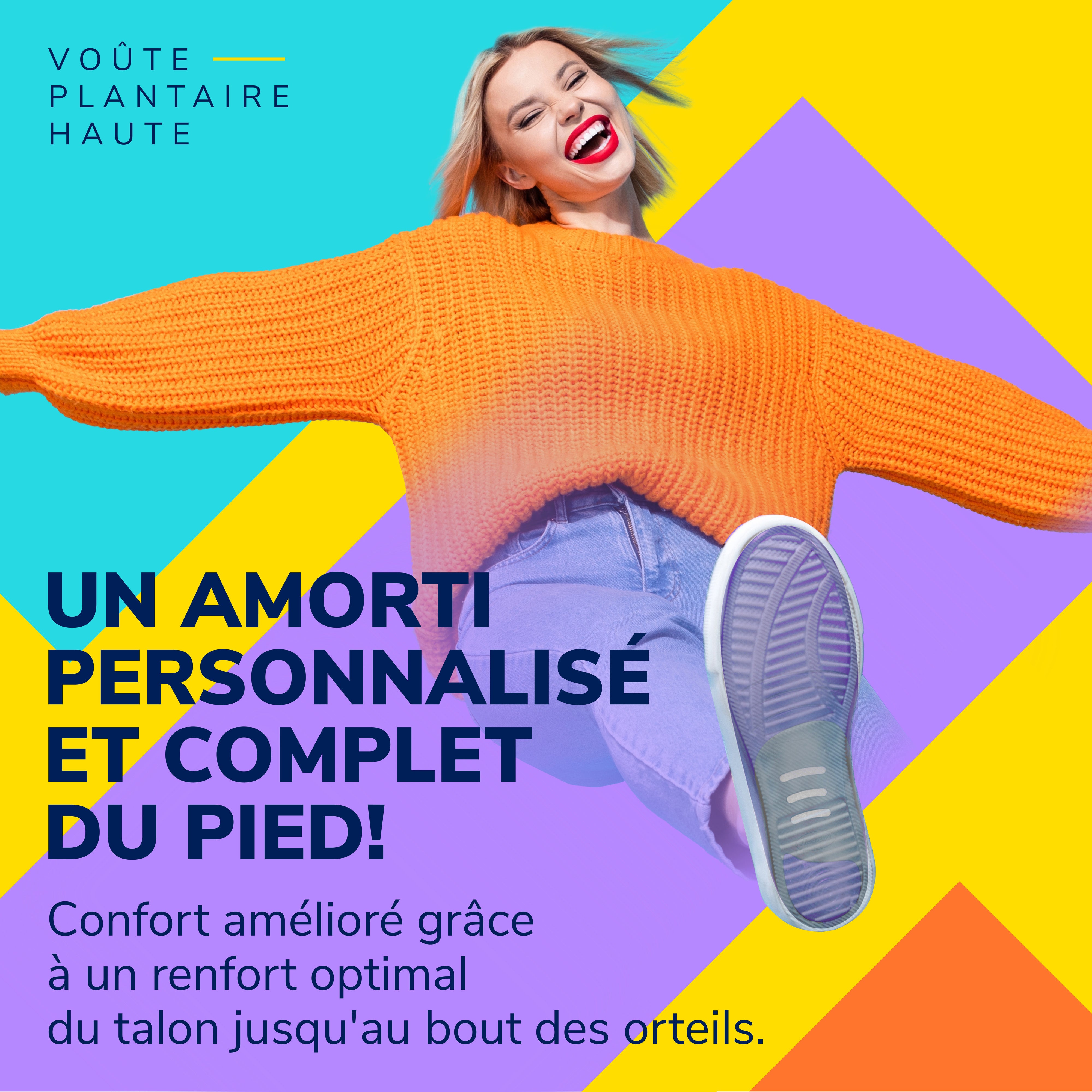Semelles confort Custom Dr. Scholl's - Voûte Plantaire Haute