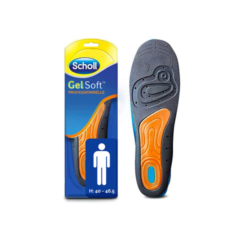 Semelles Scholl GelSoft Professionnelles Hommes Pointure