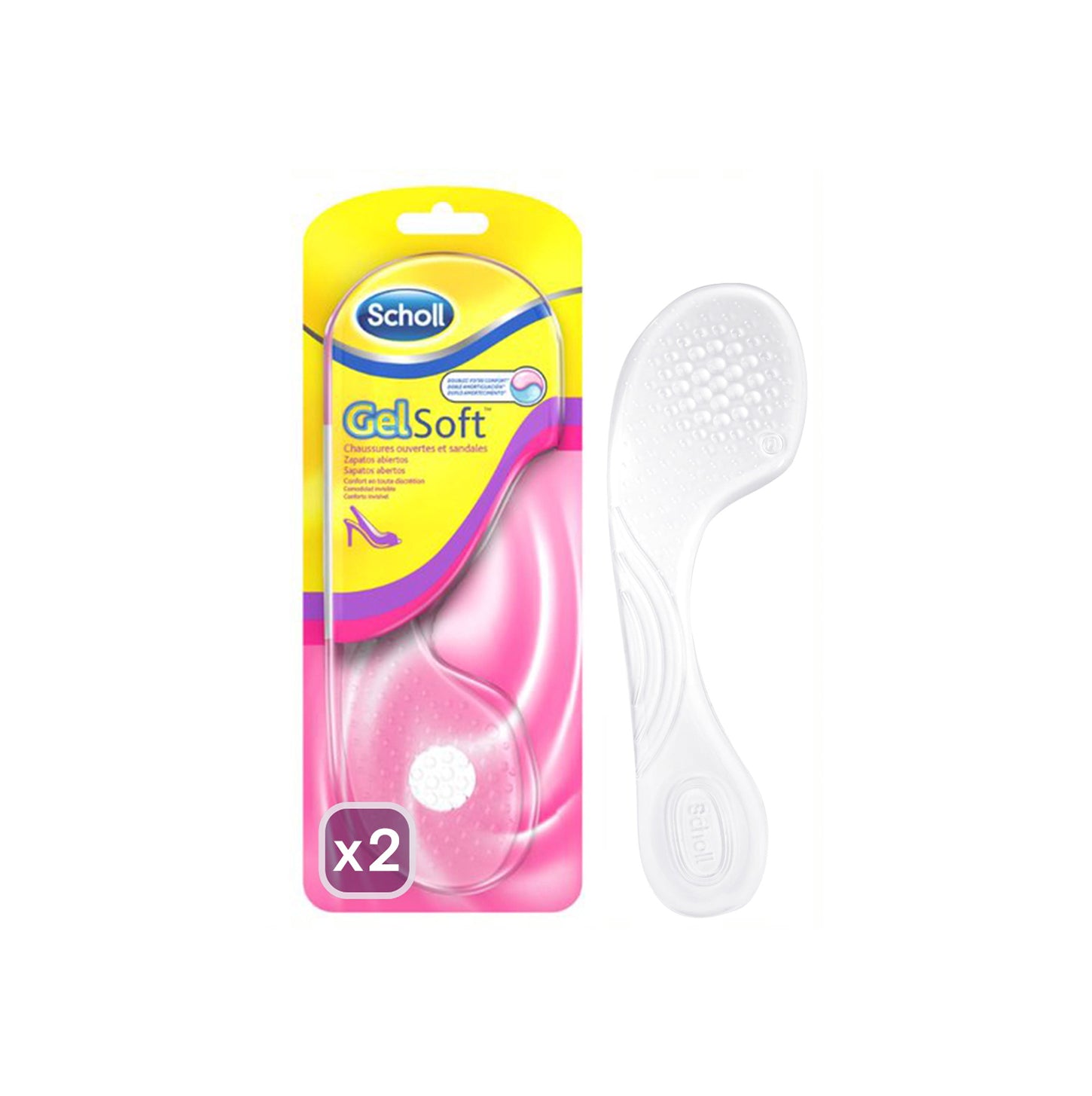 Scholl Talons Hauts Demi Semelle Gel Semelle Scholl Pour Sandales