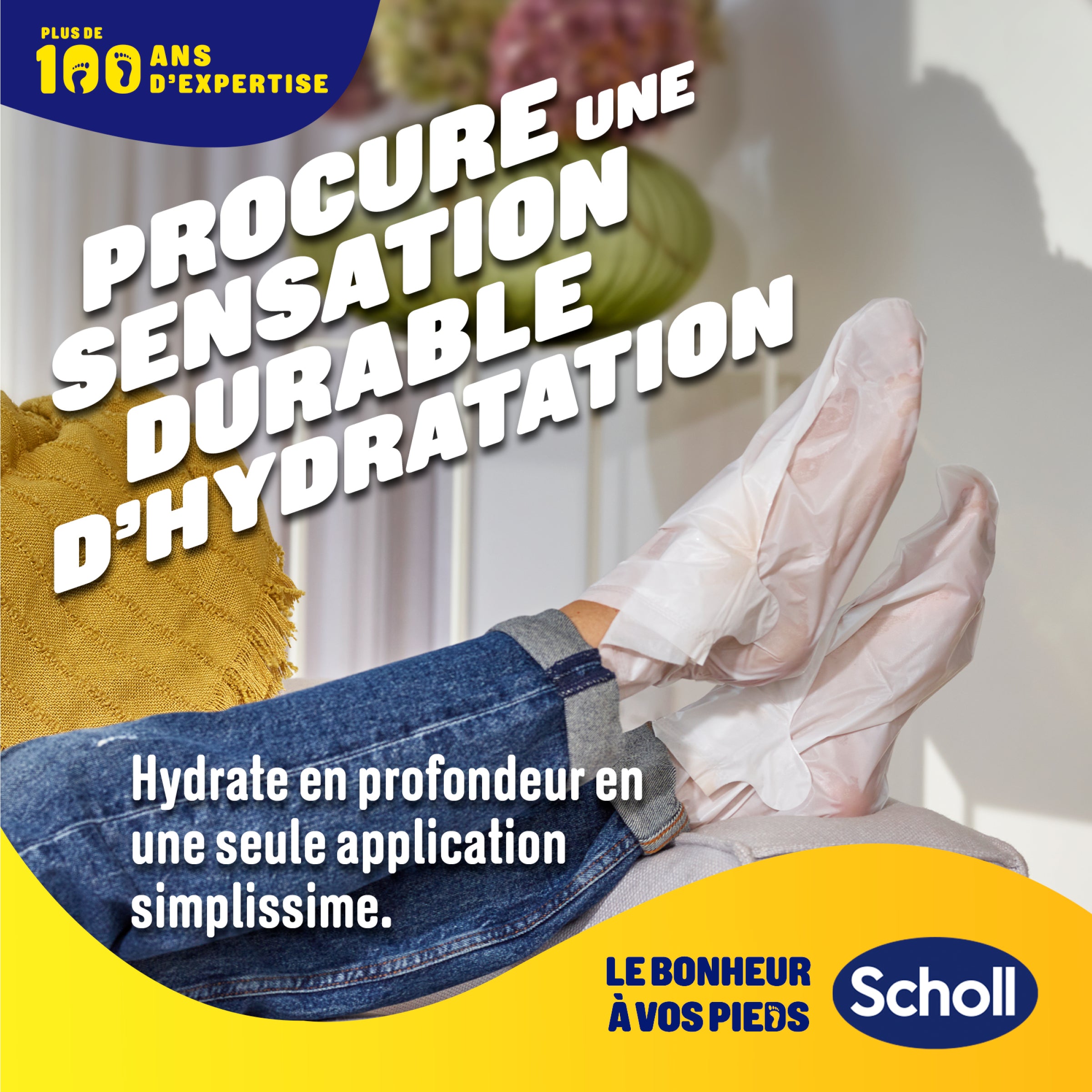 Masque Nourrissant Pour Pieds Scholl au Miel de Manuka