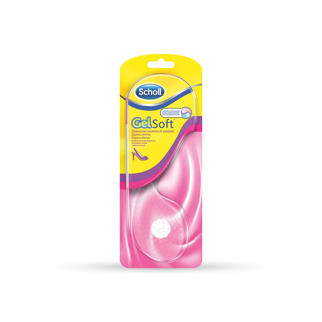 Semelles GelSoft Scholl Professionnelles - Pour Femmes Pointures 35,5 à 40,5 - Absorption Des Chocs - Confort Debout Prolongé