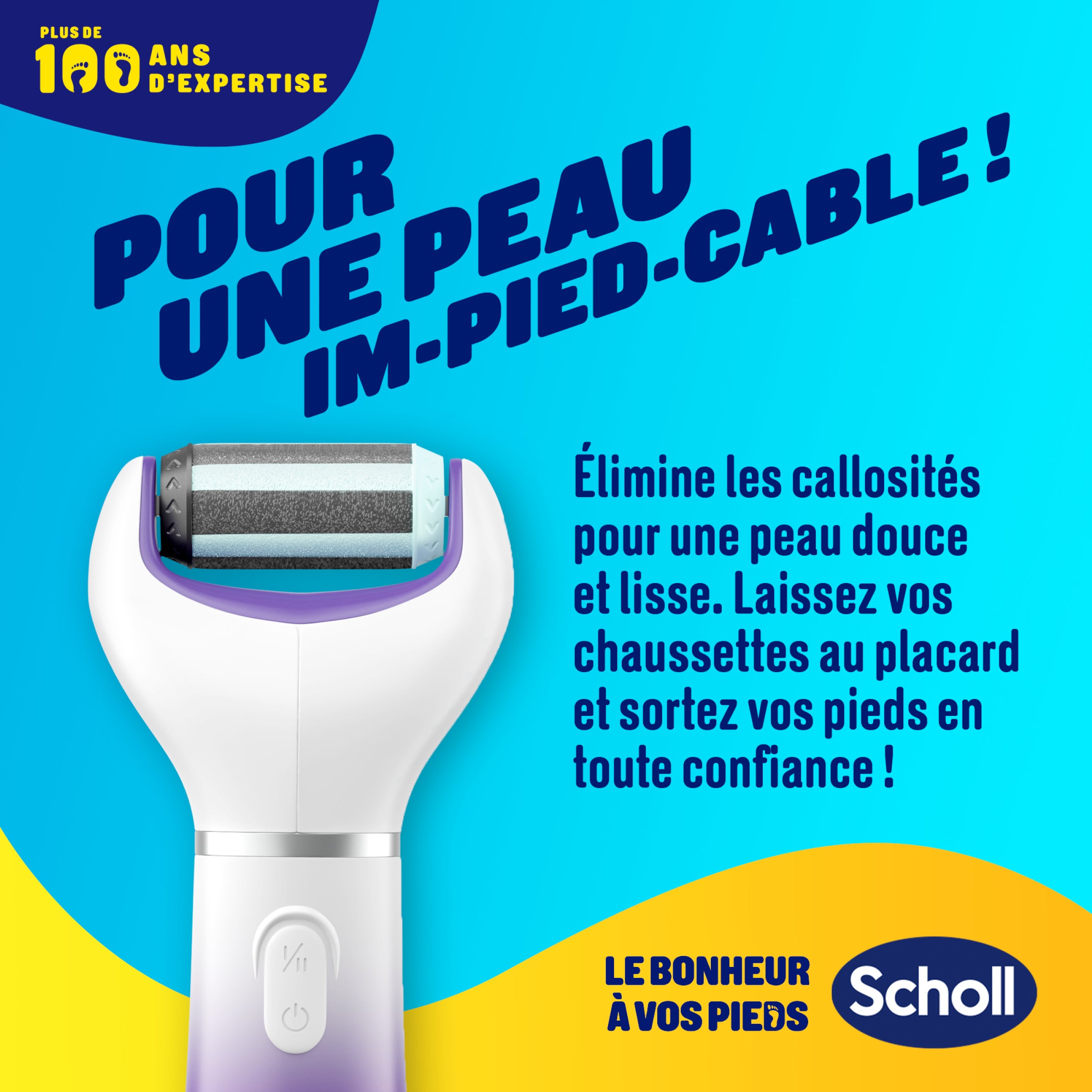 Coffret Scholl Râpe Electrique + Recharges 2 en 1
