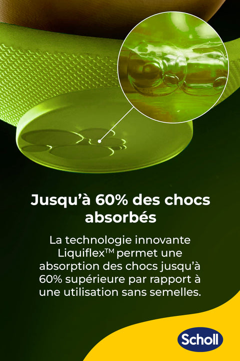 Semelles Scholl LiquiFlex Soutien Quotidien Hommes Pointure 41-46.5